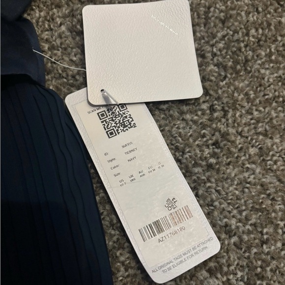 NWT Tierney Navy Maxi Dress from Azazie - Picture 6 of 9